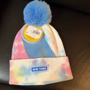Robin Ruth Ny winter hat tie-dye